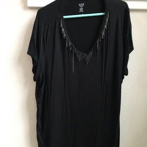 2x a.n.a Tee with metal accent!